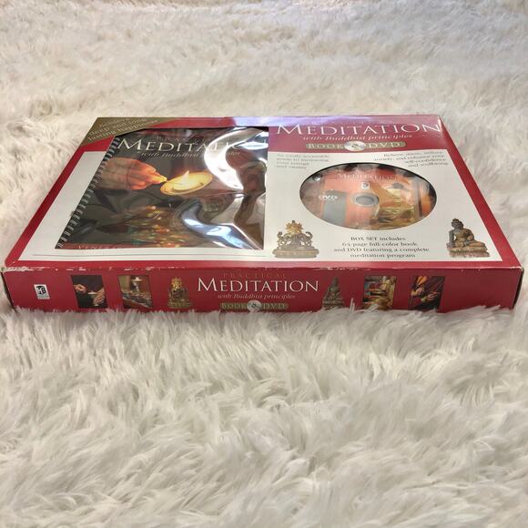NIB Practical Meditation using Buddhist Principals Box Set Book and DVD - Picture 7 of 14